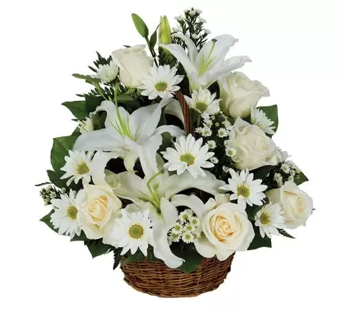 Arranjo com Lírios, Rosas e Margaridas